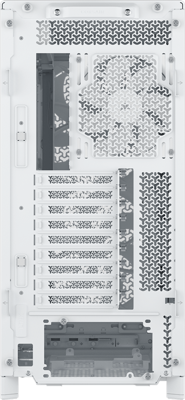 FRAME 5000D WORKSTATION Modular Mid-Tower PC Case - White