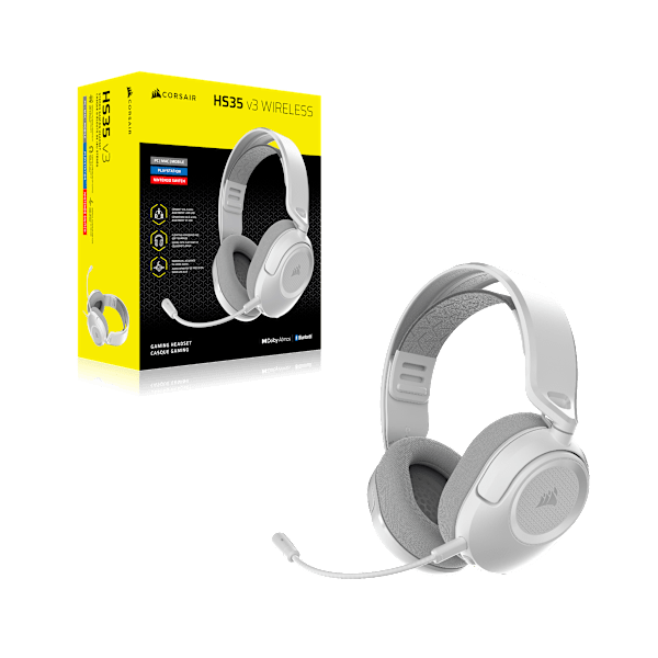 HS35 v3 Wireless Gaming Headset - White