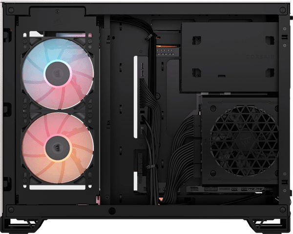 VENGEANCE i5200 Gaming PC - Black/Satin Gray: Intel Core Ultra 7 270K Plus, GeForce RTX 5070 Ti, 32GB DDR5, 2TB M.2 SSD, Win11 Home