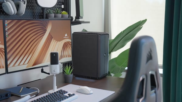 CORSAIR ONE i600 PC – Metal Dark: Intel Core Ultra 7 270K, GeForce RTX 5070, 32GB DDR5, 1TB M.2 SSD, Win11 Home  (Revival Series)