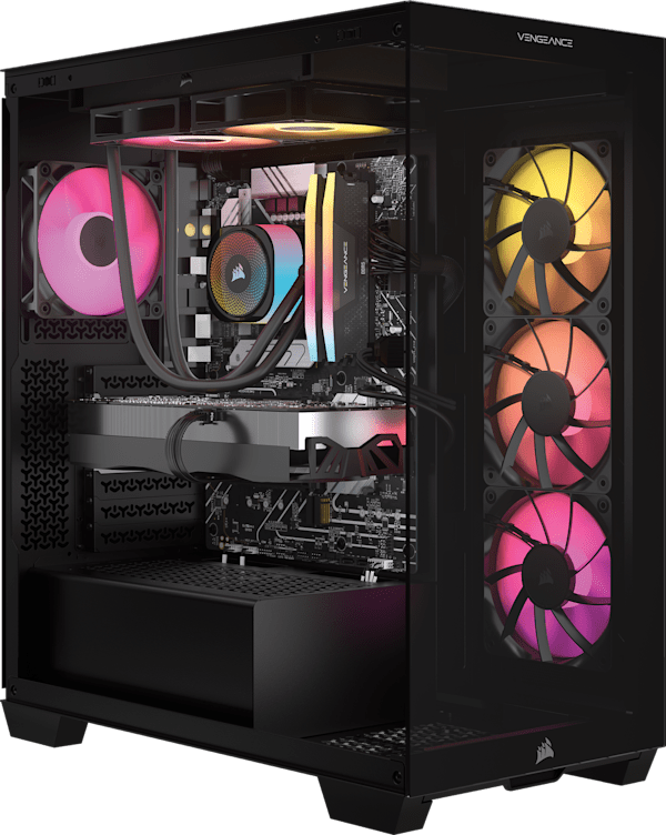 VENGEANCE i7500 Gaming PC: Intel Core i9-14900KF, GeForce RTX 5090, 64GB DDR5, 2TB M.2 SSD, Win11 Home (Refurbished)