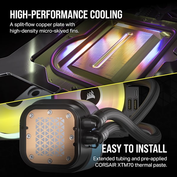 iCUE LINK H150i LCD Liquid CPU Cooler (Refurbished)