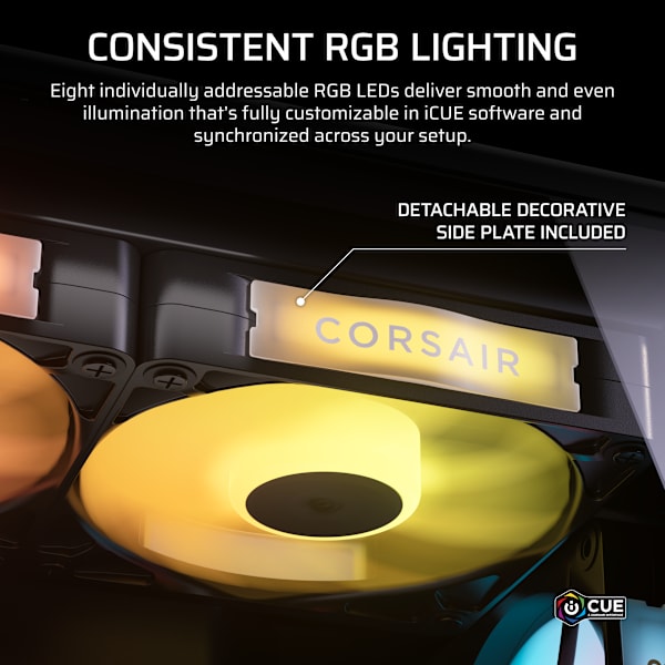 iCUE LINK RX120 II RGB PWM PC Fan Expansion