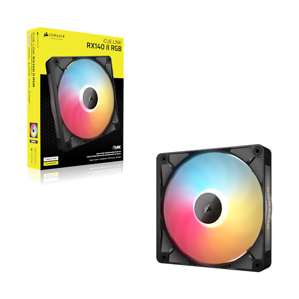 iCUE LINK RX140 II RGB PWM PC Fan Expansion