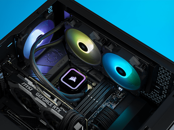 iCUE H100x RGB ELITE Liquid CPU Cooler (Certified Refurbished)