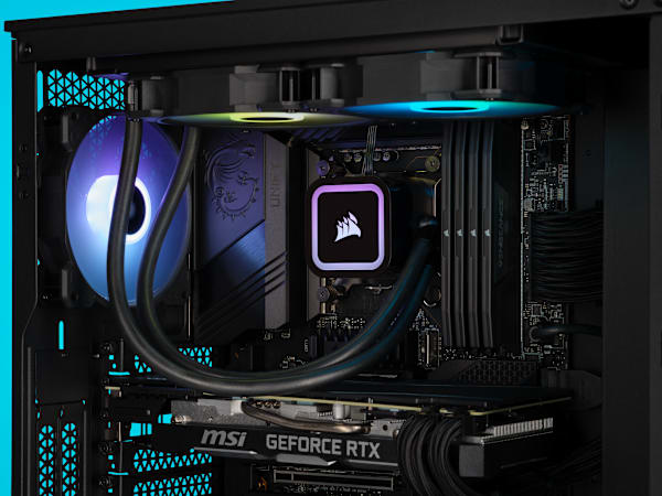iCUE H100x RGB ELITE Liquid CPU Cooler (Certified Refurbished)
