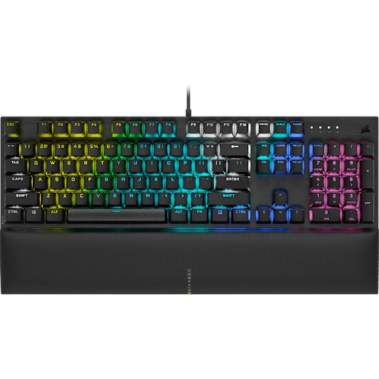 K60 RGB PRO SE Mechanical Gaming Keyboard — 100% CHERRY MV Mechanical Keyswitches — Black (Refurbished)