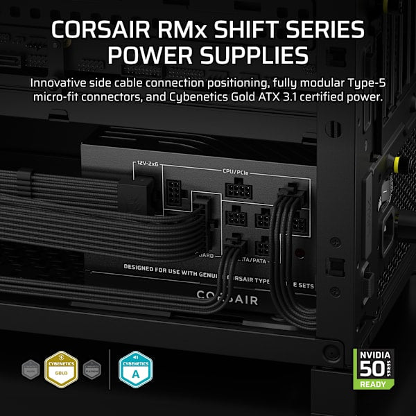 RM1000x SHIFT Fully Modular ATX Power Supply