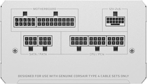 RMe Series™ RM850e - Fully Modular Low-Noise ATX Power Supply - White (Revival Series)
