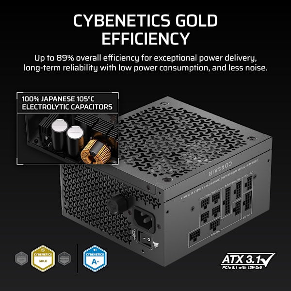 RM850x SHIFT Fully Modular ATX Power Supply