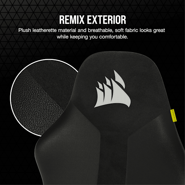 TC70 REMIX Gaming Chair - Relaxed Fit - Black