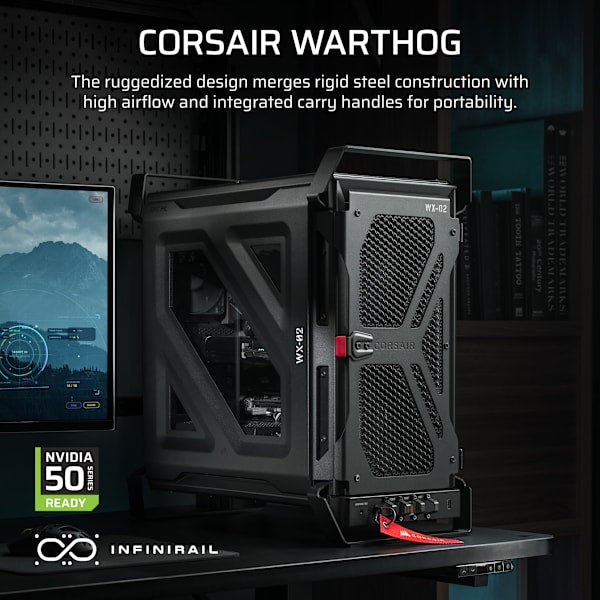 WARTHOG Airflow Mid-Tower PC Case - Black