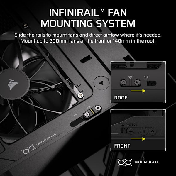 WARTHOG Airflow Mid-Tower PC Case - Black