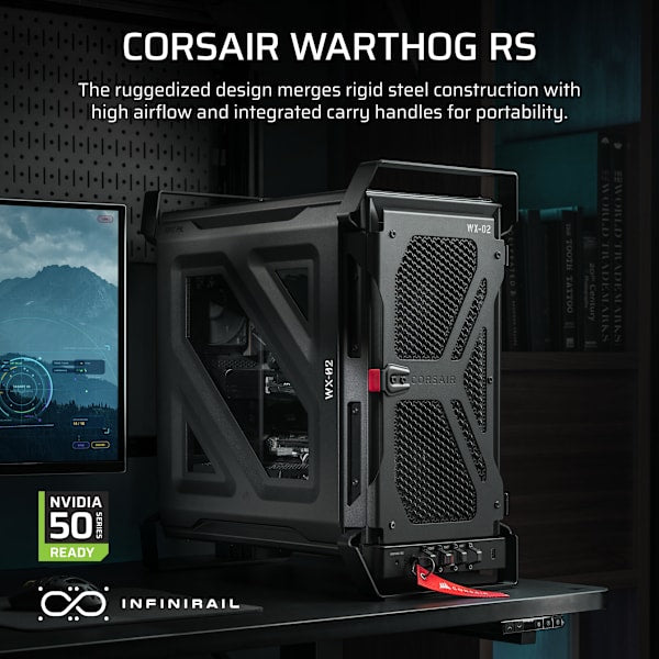 WARTHOG RS Airflow Mid-Tower PC Case - Black