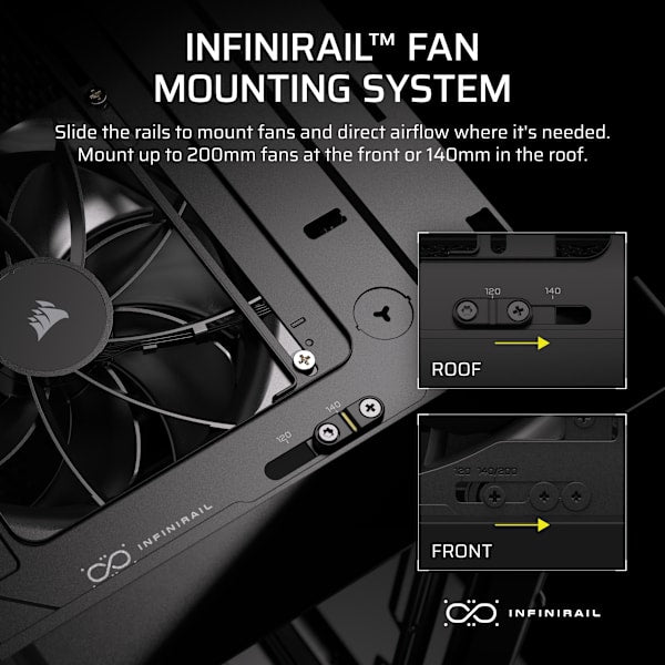 WARTHOG RS Airflow Mid-Tower PC Case - Black