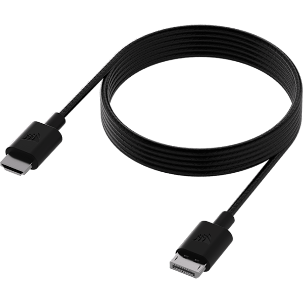 Xeneon Edge Replacement HDMI-to-DisplayPort Cable (6ft; 1.8m), Black