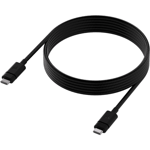 Xeneon Edge Replacement USB C-to-C (6ft; 1.8m), Black
